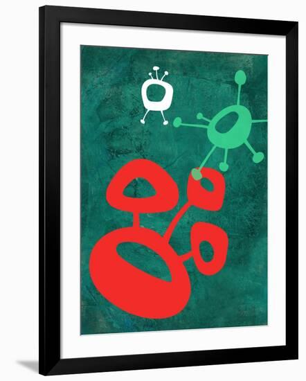 Abstract Splash Theme 2-NaxArt-Framed Art Print