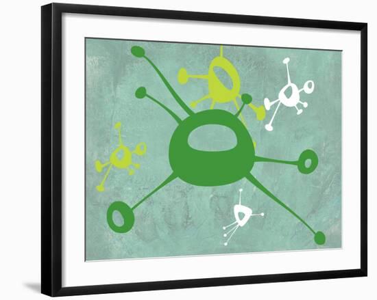 Abstract Splash Theme 5-NaxArt-Framed Art Print