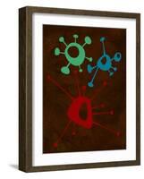 Abstract Splash Theme 6-NaxArt-Framed Art Print