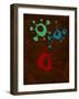 Abstract Splash Theme 6-NaxArt-Framed Art Print