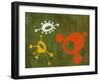 Abstract Splash Theme 7-NaxArt-Framed Art Print