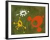 Abstract Splash Theme 7-NaxArt-Framed Art Print