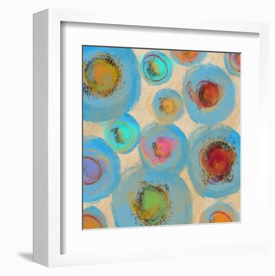 Abstract Spring Flower-Yashna-Framed Art Print