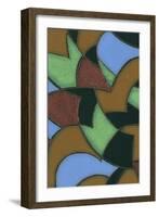 Abstract Stained Glass Pattern-Found Image Holdings Inc-Framed Photographic Print