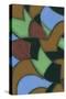 Abstract Stained Glass Pattern-Found Image Holdings Inc-Stretched Canvas