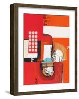 Abstract Story 2-Natasha Barnes-Framed Art Print