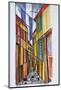 Abstract streets of Bastia, Corsica, France-Richard Lawrence-Mounted Photographic Print