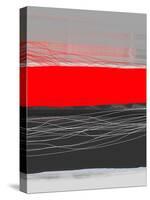 Abstract Stripe Theme Red-NaxArt-Stretched Canvas