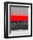 Abstract Stripe Theme Red-NaxArt-Framed Art Print