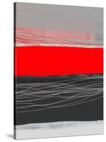 Abstract Stripe Theme Red-NaxArt-Stretched Canvas