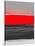 Abstract Stripe Theme Red-NaxArt-Stretched Canvas