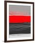 Abstract Stripe Theme Red-NaxArt-Framed Art Print