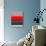 Abstract Stripe Theme Red-NaxArt-Stretched Canvas displayed on a wall