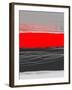 Abstract Stripe Theme Red-NaxArt-Framed Art Print