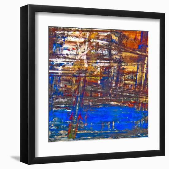 Abstract Stripes, no. 5-Jean-François Dupuis-Framed Art Print