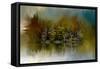 Abstract Summer Lake-Jai Johnson-Framed Stretched Canvas