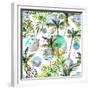 Abstract Summer Watercolor-tanycya-Framed Premium Giclee Print