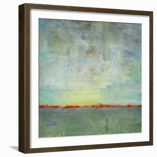 Abstract Sunrise Landscape I-Jean Plout-Framed Giclee Print