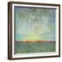 Abstract Sunrise Landscape I-Jean Plout-Framed Giclee Print