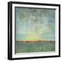 Abstract Sunrise Landscape I-Jean Plout-Framed Giclee Print