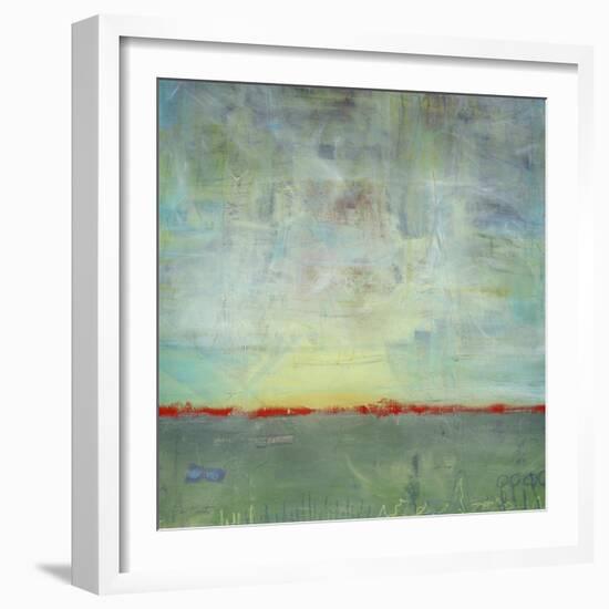 Abstract Sunrise Landscape I-Jean Plout-Framed Giclee Print