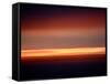 Abstract Sunset-Savanah Plank-Framed Stretched Canvas