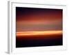 Abstract Sunset-Savanah Plank-Framed Photo