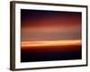 Abstract Sunset-Savanah Plank-Framed Photo