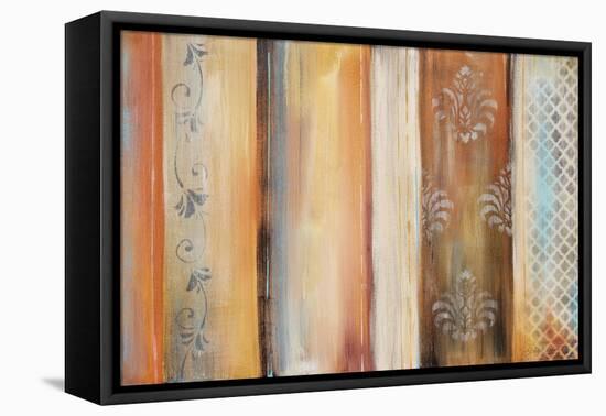 Abstract Surrender Stripes-Jean Plout-Framed Stretched Canvas