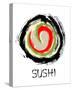 Abstract Sushi Roll-null-Stretched Canvas