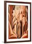 Abstract Terracotta Forest-Lea Faucher-Framed Art Print