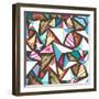 Abstract Texture-Tanor-Framed Art Print