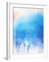 Abstract Textured Background: Blue And White Patterns-iulias-Framed Art Print