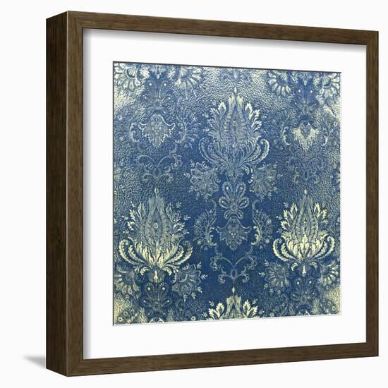 Abstract Textured Vintage Background-iulias-Framed Art Print