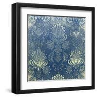 Abstract Textured Vintage Background-iulias-Framed Art Print