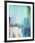 Abstract the Blues II-Irena Orlov-Framed Art Print