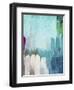 Abstract the Blues II-Irena Orlov-Framed Art Print