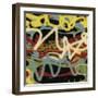 Abstract The Great Wall-Ricki Mountain-Framed Art Print