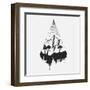 Abstract the Mountains. Hand Draw-MrVayn-Framed Art Print