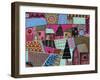 Abstract Town-Karla Gerard-Framed Giclee Print