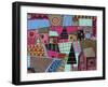 Abstract Town-Karla Gerard-Framed Giclee Print