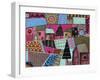 Abstract Town-Karla Gerard-Framed Giclee Print