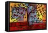 Abstract Tree I-Patty Baker-Framed Stretched Canvas