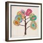 Abstract Tree - Illustration-Cyborgwitch-Framed Art Print