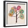 Abstract Tree - Illustration-Cyborgwitch-Framed Art Print