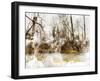 Abstract Trees-Chamira Young-Framed Art Print