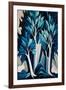 Abstract Trees-Lea Faucher-Framed Art Print