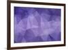 Abstract Triangle Art in Pastel Colors-artnis-Framed Art Print