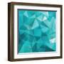 Abstract Triangle Background-Ms.Moloko-Framed Art Print