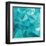 Abstract Triangle Background-Ms.Moloko-Framed Art Print